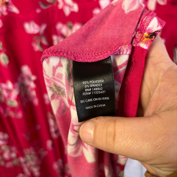 Torrid Red Sundress with Flutter Sleeves and V-Neck size 4 - Picture 6 of 6